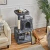 Yaheetech 3 Tiers 42-in Plush Cat Tower With Double Cat Condo -Cat Pet Supplies 358005 MAIN. AC SS1800 V1642691502