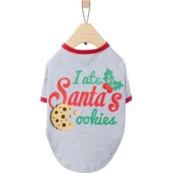 Frisco I Ate Santa's Cookies Dog & Cat T-Shirt -Cat Pet Supplies 358293 PT4. AC SS1800 V1660764463