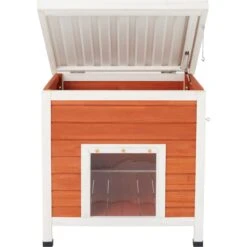 Frisco Outdoor Wooden Cat House With Retractable Roof -Cat Pet Supplies 361008 PT4. AC SS1800 V1658150709