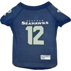 Pets First NFL Dog & Cat Raglan Jersey, Seattle Seahawks
