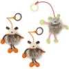 SmartyKat Bouncy Mouse Plush Dangler Catnip Cat Toy, Orange & Gray, Small, 3 Count 1 SmartyKat Bouncy Mouse Plush Dangler Catnip Cat Toy, Orange & Gray, Small, 3 Count -Cat Pet Supplies 362942 MAIN. AC SS1800 V1642636913