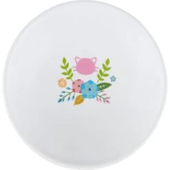 Frisco Cat Face Floral Wide Shape Elevated Non-Skid Ceramic Cat Bowl -Cat Pet Supplies 363377 PT4. AC SS1800 V1657657267