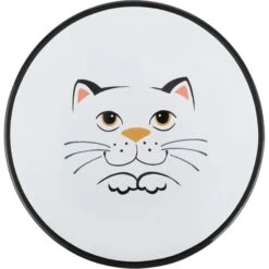 Frisco Cat Face Wide Shape Elevated Non-Skid Ceramic Cat Bowl -Cat Pet Supplies 363381 PT4. AC SS1800 V1657657267