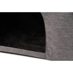 Precious Tails Home Base Rectangular 2-Tier Collapsible Cat Cave -Cat Pet Supplies 366632 PT6. AC SS1800 V1644381134