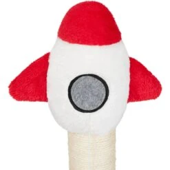 Frisco Rocket Ship 23" Sisal Cat Scratching Post With Play Base -Cat Pet Supplies 371365 PT2. AC SS1800 V1664373475