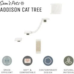 Sam's Pets Addison Wall Climber Cat Tree 13 Sam's Pets Addison Wall Climber Cat Tree -Cat Pet Supplies 373155 PT2. AC SS1800 V1647294418