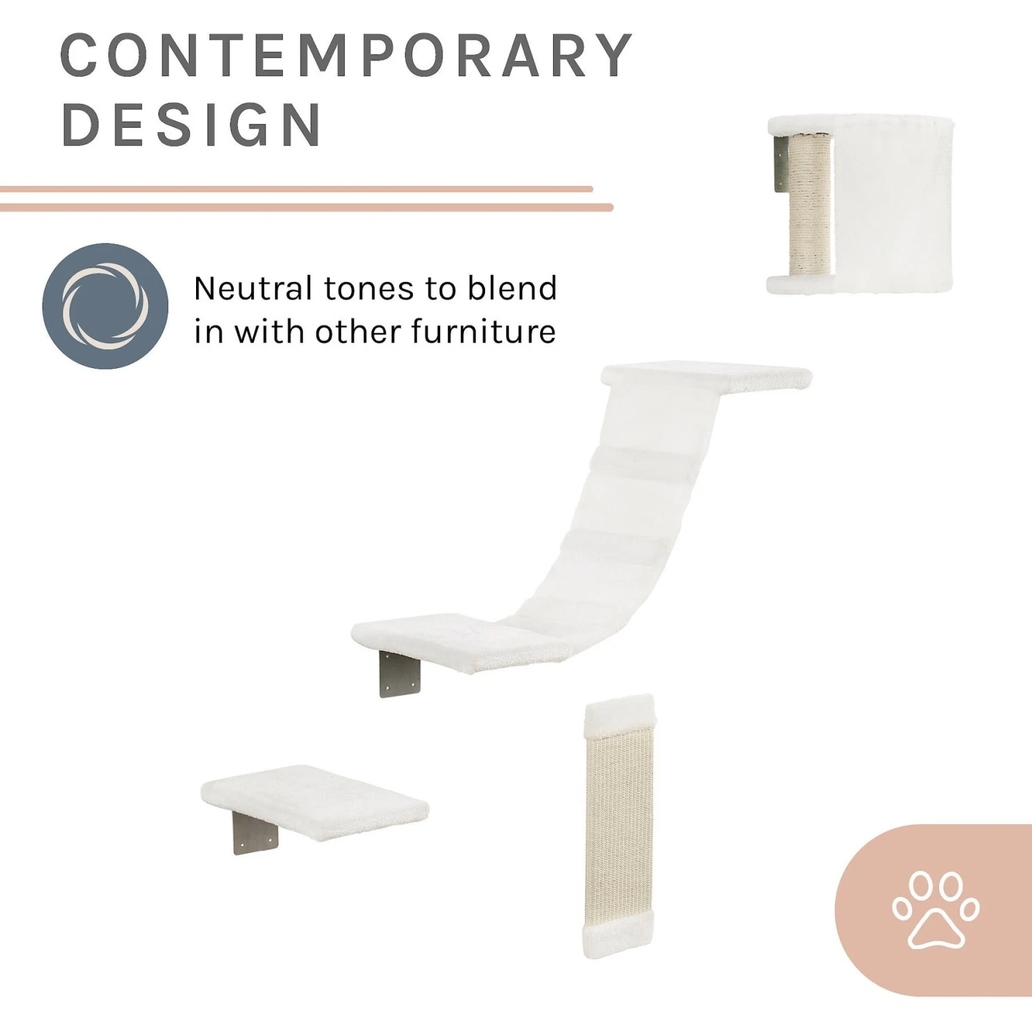 Sam's Pets Addison Wall Climber Cat Tree 6 Sam's Pets Addison Wall Climber Cat Tree - Image 4