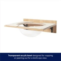 Frisco Acrylic Bowl Wall Mounted Cat Wall Shelf -Cat Pet Supplies 373439 PT4. AC SS1800 V1675457669