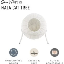 Sam's Pets Nala Wicker Cat Condo -Cat Pet Supplies 373513 PT3. AC SS1800 V1647641197