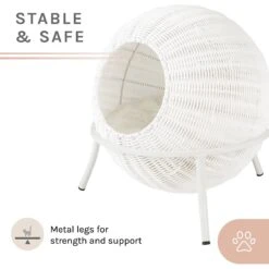 Sam's Pets Nala Wicker Cat Condo -Cat Pet Supplies 373513 PT5. AC SS1800 V1647640999