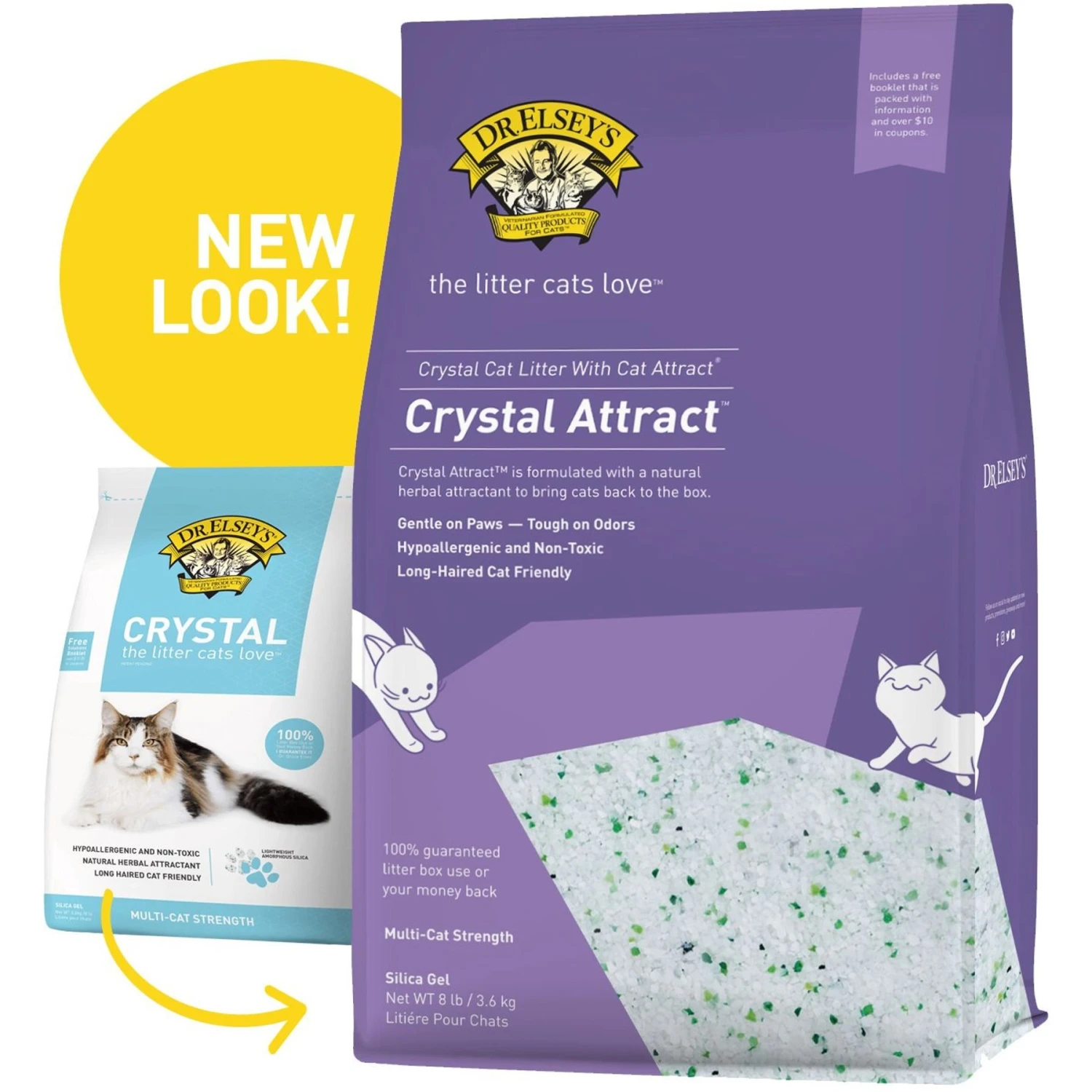 Dr. Elsey's Crystal Attract Long-Hair Crystal Cat Litter 6 Dr. Elsey's Crystal Attract Long-Hair Crystal Cat Litter - Image 4
