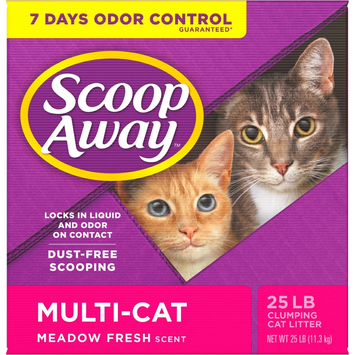 Scoop Away Multi-Cat Meadow Fresh Scented Clumping Clay Cat Litter 9 Scoop Away Multi-Cat Meadow Fresh Scented Clumping Clay Cat Litter - Image 7