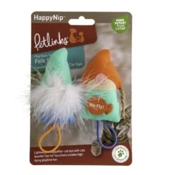 Petlinks HappyNip Folk Flyers Launcher Cat Toys, 2 Count, Assorted Colors, Small -Cat Pet Supplies 531606 PT7. AC SS1800 V1652738819