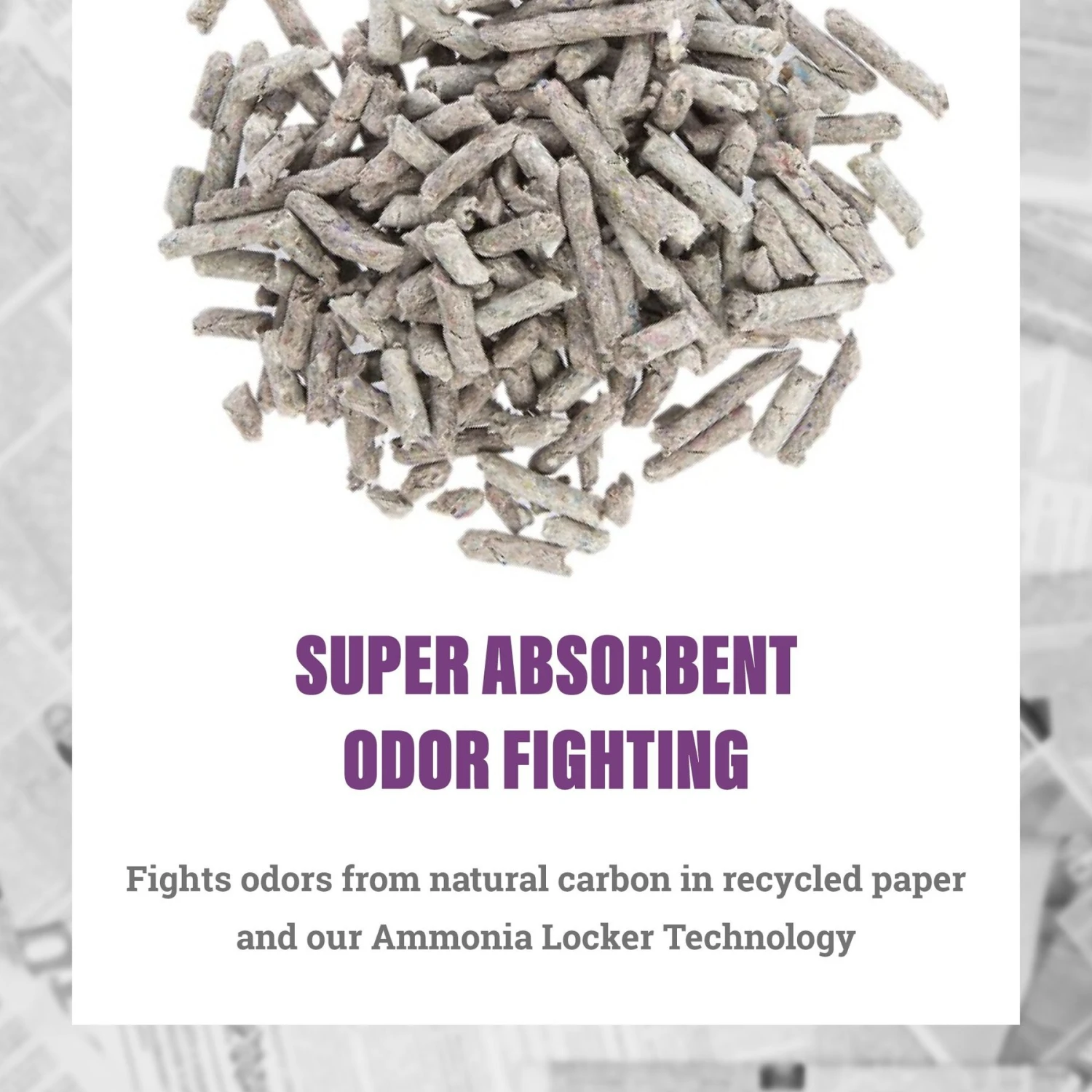 Fresh News Non-Clumping Scented Paper Cat Litter, 25-lb Bag 5 Fresh News Non-Clumping Scented Paper Cat Litter, 25-lb Bag - Image 3