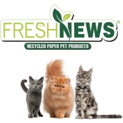 Fresh News Non-Clumping Scented Paper Cat Litter, 25-lb Bag 17 Fresh News Non-Clumping Scented Paper Cat Litter, 25-lb Bag -Cat Pet Supplies 539206 PT6. AC SS1800 V1667517856
