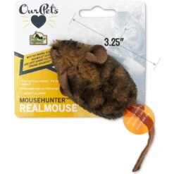 Pet Zone Play-N-Squeak MouseHunter Cat Toy With Catnip -Cat Pet Supplies 55741 PT3. AC SS1800 V1583765013
