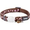 Red Dingo Spots Nylon Breakaway Cat Collar With Bell -Cat Pet Supplies 57572 MAIN. AC SS1800 V1684886989