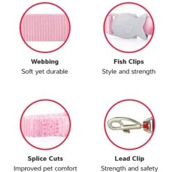 Red Dingo Classic Nylon Cat Harness & Leash -Cat Pet Supplies 57597 PT2. AC SS1800 V1703091390