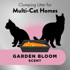 Arm & Hammer Litter Platinum Hardball Garden Bloom Lightweight Easy No-Mess Scooping Clumping Cat Litter -Cat Pet Supplies 579870 PT5. AC SS1800 V1658194090
