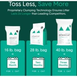 Boxiecat Gently Scented Premium Clumping Clay Cat Litter -Cat Pet Supplies 582094 PT5. AC SS1800 V1658618566