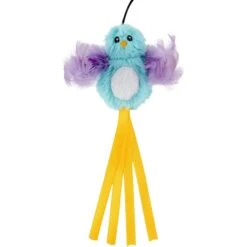 Frisco Bird With Feathers Teaser Wand Cat Toy With Catnip + 3 Items -Cat Pet Supplies 582510 PT4. AC SS1800 V1658238982