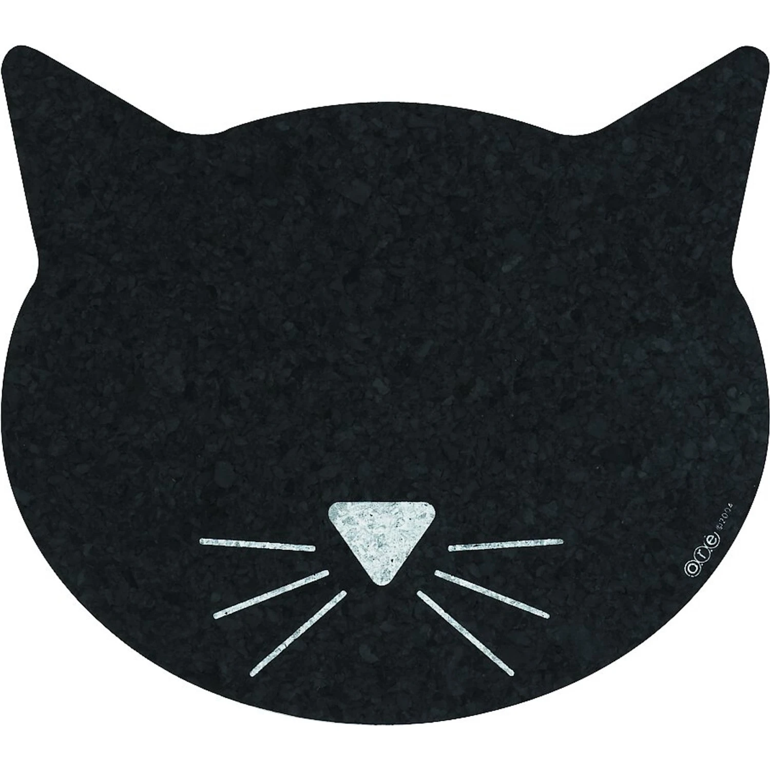 ORE Pet Recycled Rubber Black Cat Face Placemat 3 ORE Pet Recycled Rubber Black Cat Face Placemat