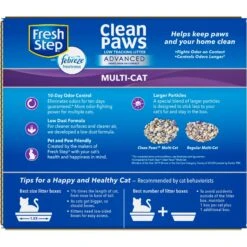 Fresh Step Advanced Clean Paws Multi Cat Litter, 18.5-lb Box, 2 Count -Cat Pet Supplies 605118 PT7. AC SS1800 V1695154387