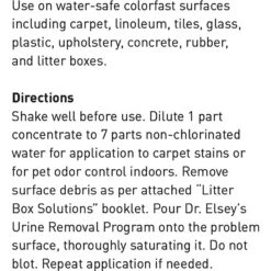 Dr. Elsey's Precious Cat Urine Removal Program With Aromatherapy 9 Dr. Elsey's Precious Cat Urine Removal Program With Aromatherapy -Cat Pet Supplies 60785 PT3. AC SS1800 V1480705606