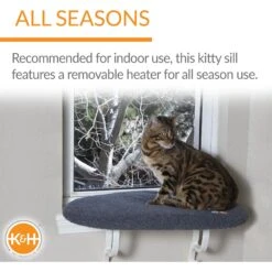 K&H Pet Products Thermo-Kitty Sill Cat Window Perch -Cat Pet Supplies 612094 PT3. AC SS1800 V1659490822
