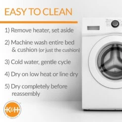 K&H Pet Products Thermo-Pet Nest Covered Indoor Heated Cat Bed House, Gray, Small 13 K&H Pet Products Thermo-Pet Nest Covered Indoor Heated Cat Bed House, Gray, Small -Cat Pet Supplies 614006 PT5. AC SS1800 V1662587181