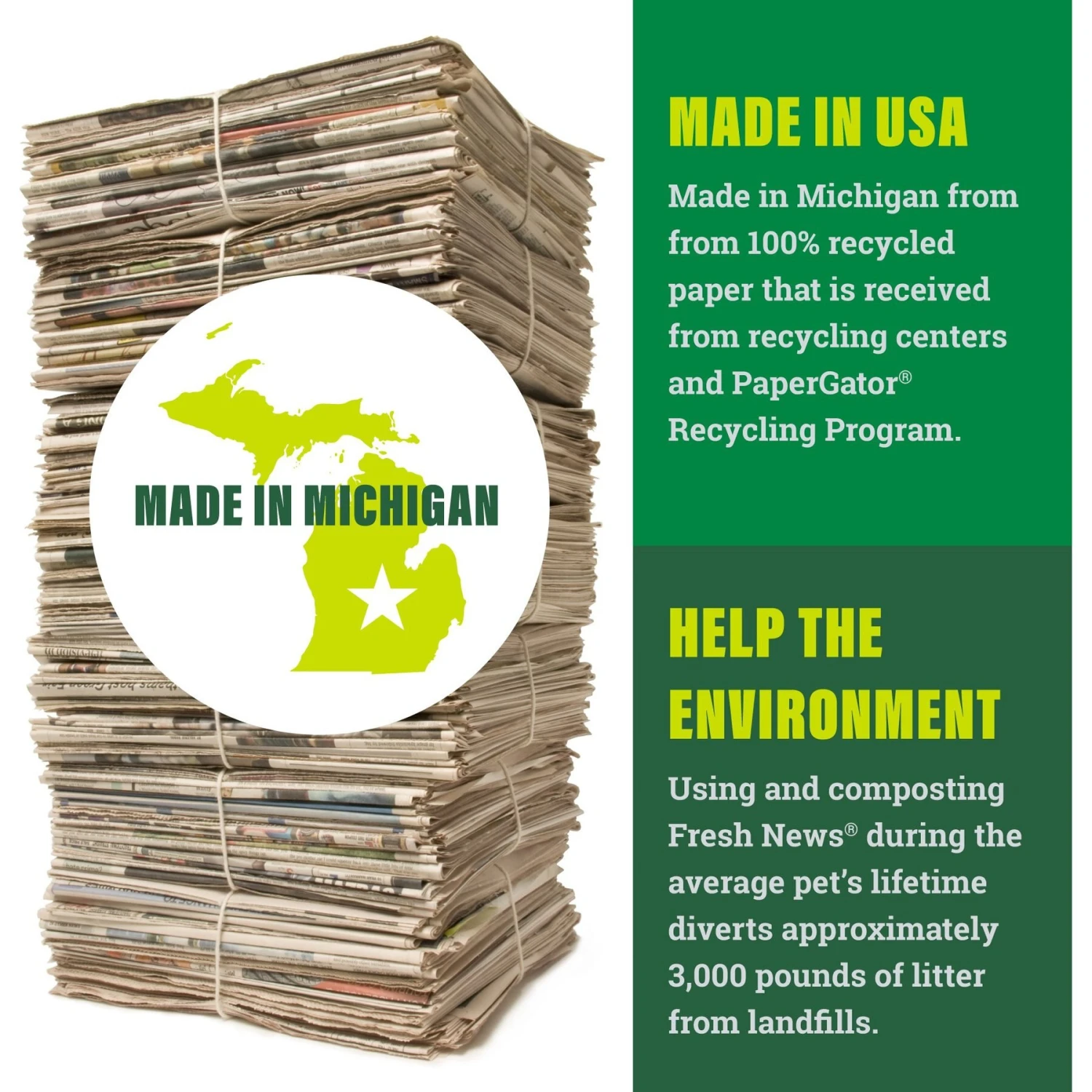 Fresh News Unscented Non-Clumping Paper Cat Litter 8 Fresh News Unscented Non-Clumping Paper Cat Litter - Image 6