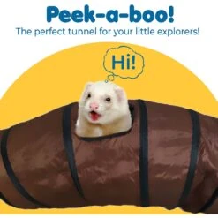 SunGrow Hide & Seek Collapsible Entertainment Cat & Ferret Play Tube & Pop Up Tunnel, Brown, 48-in 11 SunGrow Hide & Seek Collapsible Entertainment Cat & Ferret Play Tube & Pop Up Tunnel, Brown, 48-in -Cat Pet Supplies 616598 PT3. AC SS1800 V1691603927