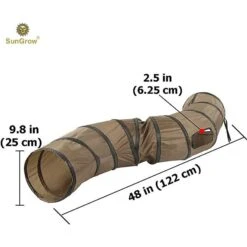 SunGrow Hide & Seek Collapsible Entertainment Cat & Ferret Play Tube & Pop Up Tunnel, Brown, 48-in 13 SunGrow Hide & Seek Collapsible Entertainment Cat & Ferret Play Tube & Pop Up Tunnel, Brown, 48-in -Cat Pet Supplies 616598 PT5. AC SS1800 V1691601650