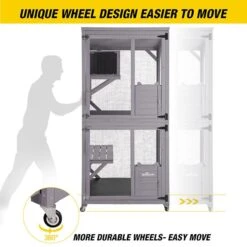 Aivituvin Catio Outdoor Cat House -Cat Pet Supplies 631982 PT5. AC SS1800 V1662160112