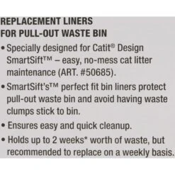 Catit Design SmartSift Biodegradable Replacement Liners -Cat Pet Supplies 64848 PT2. AC SS1800 V1488917286