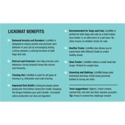 LickiMat Variety Pack Slow Feeder Cat Lick Mat, Green & Turquoise, 2 Count 11 LickiMat Variety Pack Slow Feeder Cat Lick Mat, Green & Turquoise, 2 Count -Cat Pet Supplies 654654 PT8. AC SS1800 V1668456884