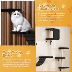 Coziwow Wall Mounted Shelves Set Cat Tree -Cat Pet Supplies 665862 PT7. AC SS1800 V1668456890
