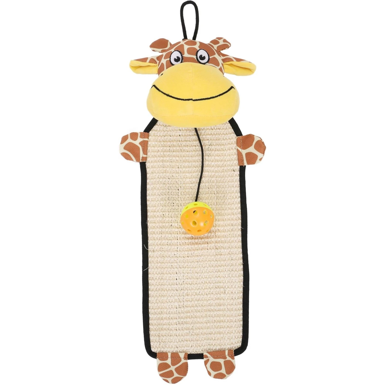 Pet Life Paw-Pleasant Eco-Natural Sisal & Jute Hanging Carpet Kitty Cat Scratcher & Toy 3 Pet Life Paw-Pleasant Eco-Natural Sisal & Jute Hanging Carpet Kitty Cat Scratcher & Toy