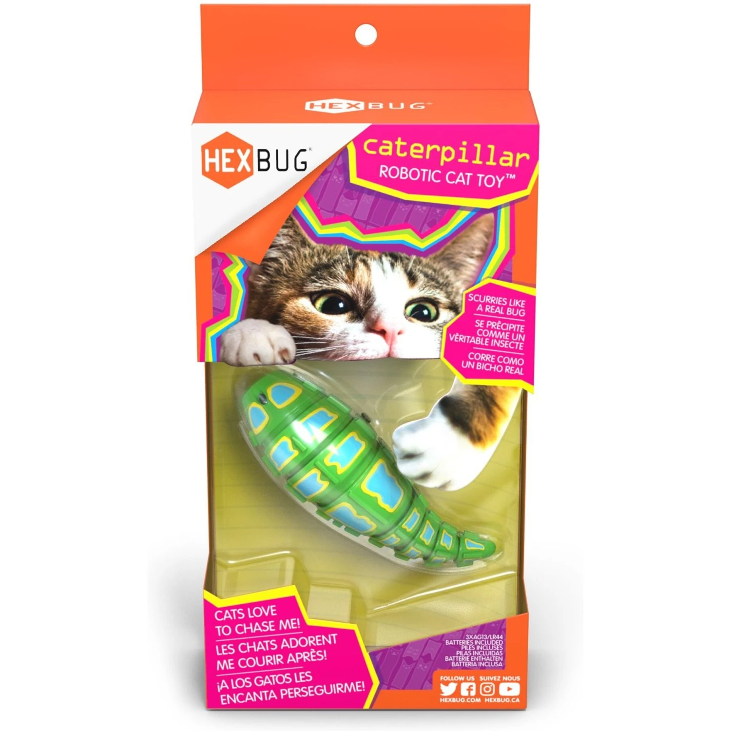 Hexbug Caterpillar Cat Toy 4 Hexbug Caterpillar Cat Toy - Image 2