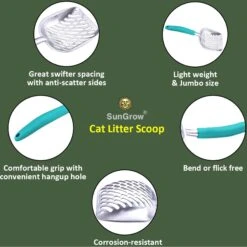 SunGrow Wide & Deep Metal Cat Litter Scooper -Cat Pet Supplies 693254 PT3. AC SS1800 V1687197099