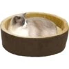 K&H Pet Products Thermo-Kitty Cat Bed, Mocha -Cat Pet Supplies 69571 MAIN. AC SS1800 V1678736719