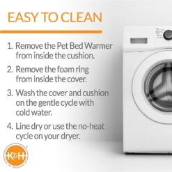 K&H Pet Products Thermo-Kitty Bed Deluxe Indoor Heated Cat Bed 11 K&H Pet Products Thermo-Kitty Bed Deluxe Indoor Heated Cat Bed -Cat Pet Supplies 69581 PT2. AC SS1800 V1624629502