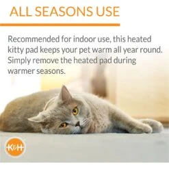 K&H Pet Products Thermo-Kitty Bed Deluxe Indoor Heated Cat Bed 14 K&H Pet Products Thermo-Kitty Bed Deluxe Indoor Heated Cat Bed -Cat Pet Supplies 69581 PT5. AC SS1800 V1678736068