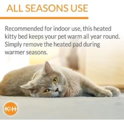K&H Pet Products Thermo-Kitty Fashion Splash Indoor Heated Cat Bed 12 K&H Pet Products Thermo-Kitty Fashion Splash Indoor Heated Cat Bed -Cat Pet Supplies 69677 PT2. AC SS1800 V1613068101