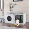 Way Basics Double Hole With 1 Door Cat House, Medium -Cat Pet Supplies 697302 MAIN. AC SS1800 V1667929899