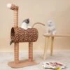 ZEZE Giraffe Tree With Tunnel & Scratcher Cat Furniture, Large -Cat Pet Supplies 700534 MAIN. AC SS1800 V1668005966