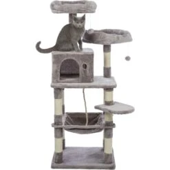 TRIXIE Eduardo Cat Tree, Gray -Cat Pet Supplies 701566 PT2. AC SS1800 V1668544965