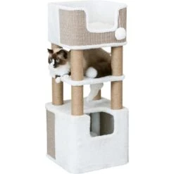TRIXIE Lucano Cat Tree, Cream/Taupe 13 TRIXIE Lucano Cat Tree, Cream/Taupe -Cat Pet Supplies 701598 PT2. AC SS1800 V1668548196
