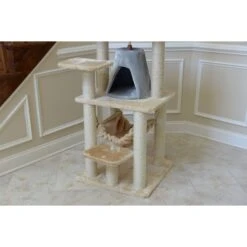 Armarkat 65-in Faux Fur Cat Tree & Condo -Cat Pet Supplies 70179 PT8. AC SS1800 V1678285913