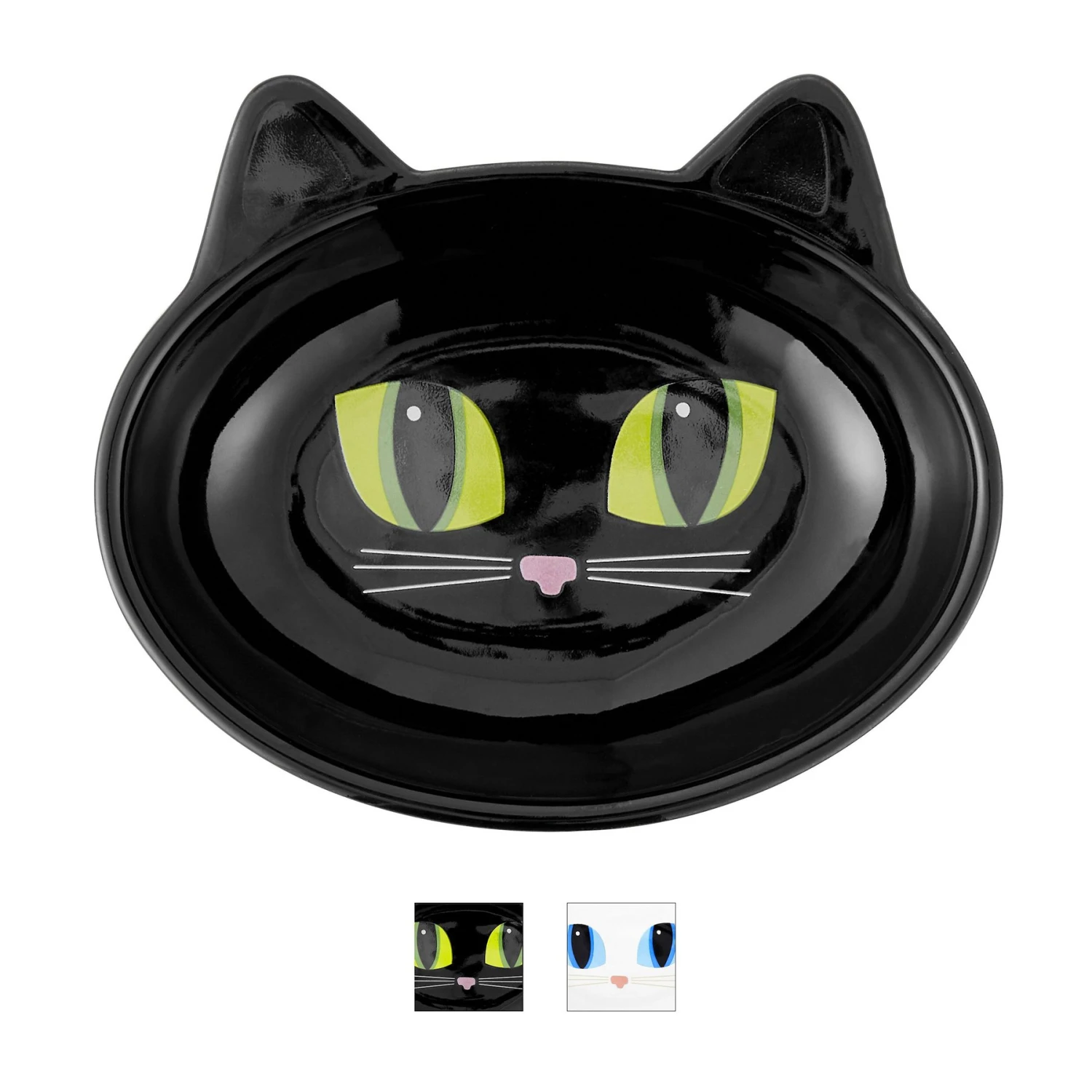 PetRageous Designs Frisky Kitty Oval Cat Dish 3 PetRageous Designs Frisky Kitty Oval Cat Dish